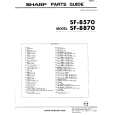 SHARP SF-8570 Katalog Części