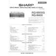 SHARP RG6800G Instrukcja Serwisowa