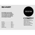 SHARP CS2130 Instrukcja Obsługi