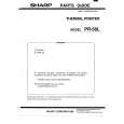 SHARP PR-58L Katalog Części