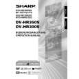 SHARP DVHR300S Instrukcja Obsługi
