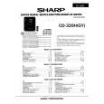 SHARP CD320H Instrukcja Serwisowa