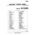 SHARP SF-9300 Katalog Części