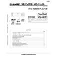 SHARP DV600S/H Instrukcja Serwisowa