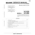 SHARP VCS60 Instrukcja Serwisowa