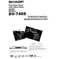 SHARP DV740S Instrukcja Obsługi