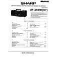 SHARP WFA500H Instrukcja Serwisowa