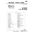 SHARP SF-8300 Katalog Części