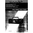 SHARP WQ-T484H Instrukcja Obsługi