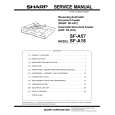 SHARP SF-A57 Instrukcja Serwisowa