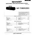 SHARP WFT380HBK Instrukcja Serwisowa