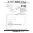 SHARP SF2116 Instrukcja Serwisowa