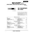 SHARP SM23H/E Instrukcja Serwisowa