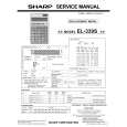 SHARP EL-339S Instrukcja Serwisowa