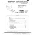 SHARP AR-CS3 Instrukcja Serwisowa