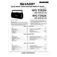 SHARP WQT252E Instrukcja Serwisowa