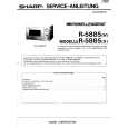 SHARP R-5885(B) Instrukcja Serwisowa