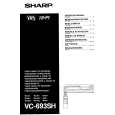 SHARP VC-693SH Instrukcja Obsługi