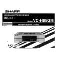 SHARP VCH85GM Instrukcja Obsługi