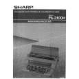 SHARP PA-3100H Instrukcja Obsługi