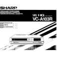 SHARP VC-A103R Instrukcja Obsługi
