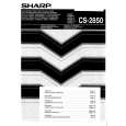 SHARP CS2850 Instrukcja Obsługi