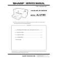SHARP AJ2100 Instrukcja Serwisowa