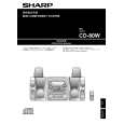 SHARP CD80W Instrukcja Obsługi
