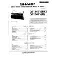 SHARP QT247YBK Instrukcja Serwisowa