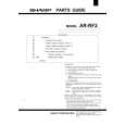 SHARP AR-RF2 Katalog Części