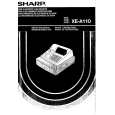 SHARP XE-A110 Instrukcja Obsługi