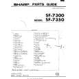 SHARP SF-7300 Katalog Części