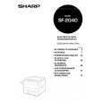 SHARP SF2040 Instrukcja Obsługi