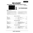 SHARP SCZ2000H Instrukcja Serwisowa