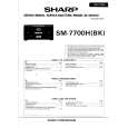 SHARP SM7700H/BK Instrukcja Serwisowa