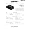 SHARP PW3000 Instrukcja Serwisowa