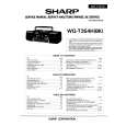 SHARP WQT354H Instrukcja Serwisowa