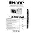 SHARP R7E45 Instrukcja Obsługi