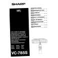 SHARP VC-785S Instrukcja Obsługi