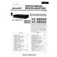 SHARP VC685SD/SS Instrukcja Serwisowa