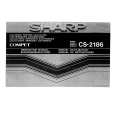 SHARP CS-2186 Instrukcja Obsługi