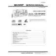 SHARP CD-XP205V Instrukcja Serwisowa