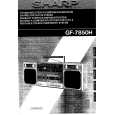 SHARP GF7850H Instrukcja Obsługi