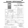 SHARP EL-345E Instrukcja Serwisowa