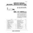 SHARP VCH80S/SV Instrukcja Serwisowa