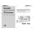 SHARP CDXP260WR Instrukcja Obsługi