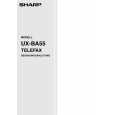SHARP UX-BA55 Instrukcja Obsługi