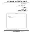 SHARP AR-PX3 Katalog Części