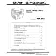 SHARP AR-215 Instrukcja Serwisowa