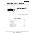 SHARP WQT281Z Instrukcja Serwisowa